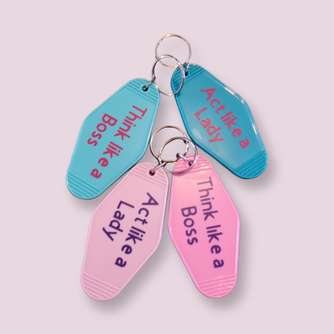 RETRO MOTEL KEY RINGS