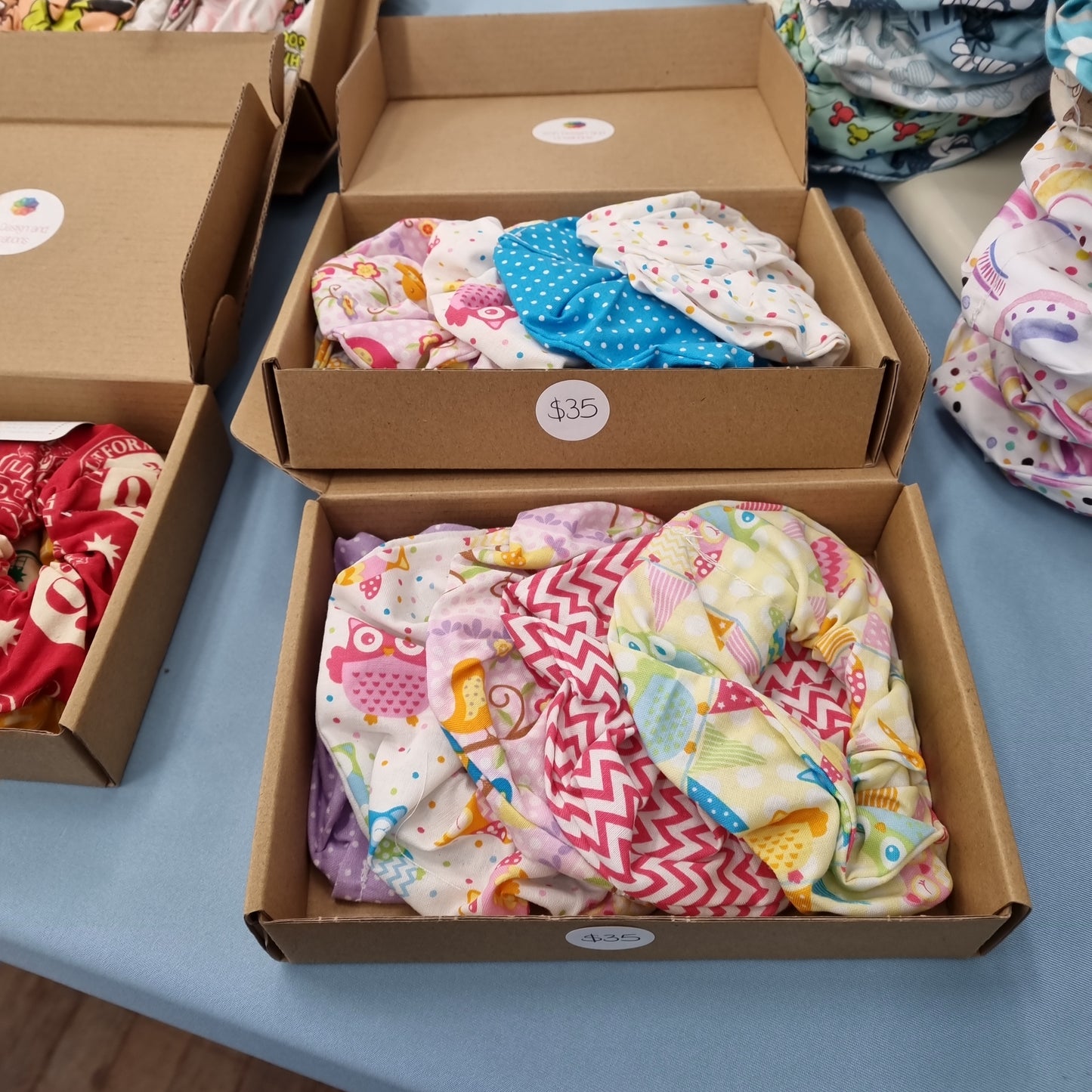 Scrunchies in a box