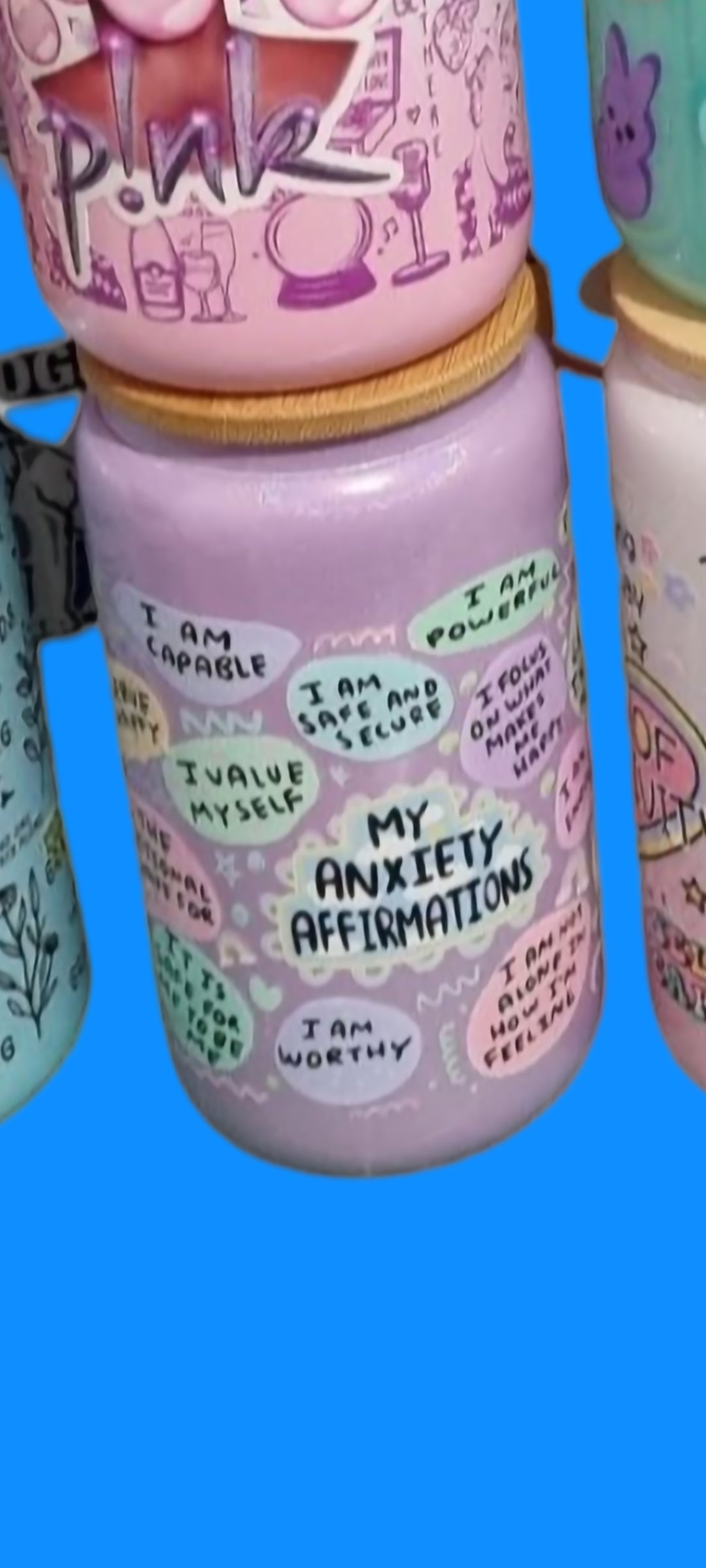 Mental Health affirmation tumblers