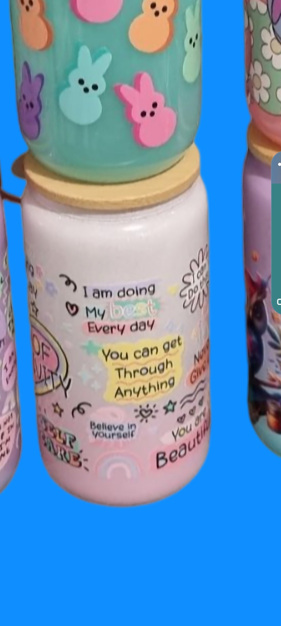 Mental Health affirmation tumblers
