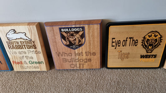 Nrl Wood Signs