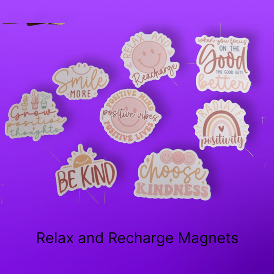 Relax and Recharge Magnets